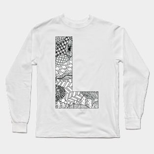 Zentangle L Long Sleeve T-Shirt